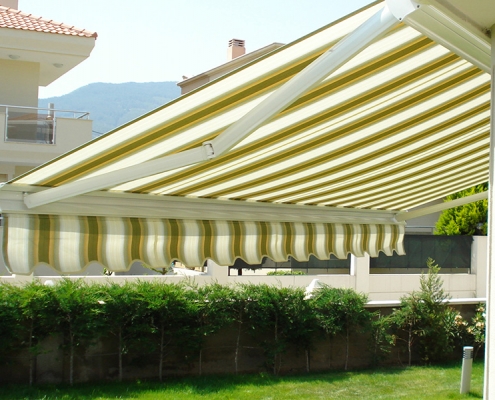 Alaçatı Tente Pergola, Kasetli Tente Modeli 2