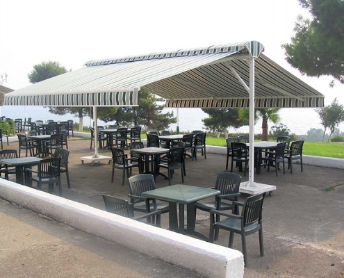Alaçatı Tente Pergola, T-Modül Tente Modeli 2 Alaçatı Tente Pergola, T-Modül Tente Modeli 2