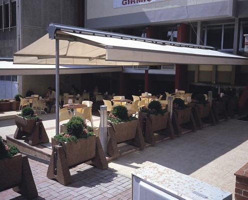 Alaçatı Tente Pergola, T-Modül Tente Modeli 4 Alaçatı Tente Pergola, T-Modül Tente Modeli 4