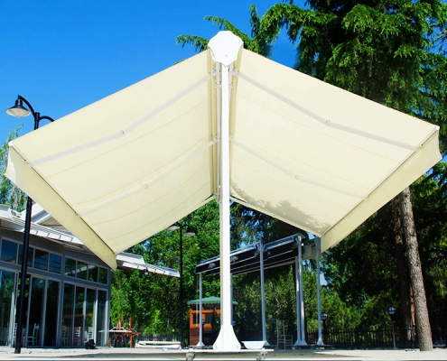 Alaçatı Tente Pergola, T-Modül Tente Modeli 5 Alaçatı Tente Pergola, T-Modül Tente Modeli 5