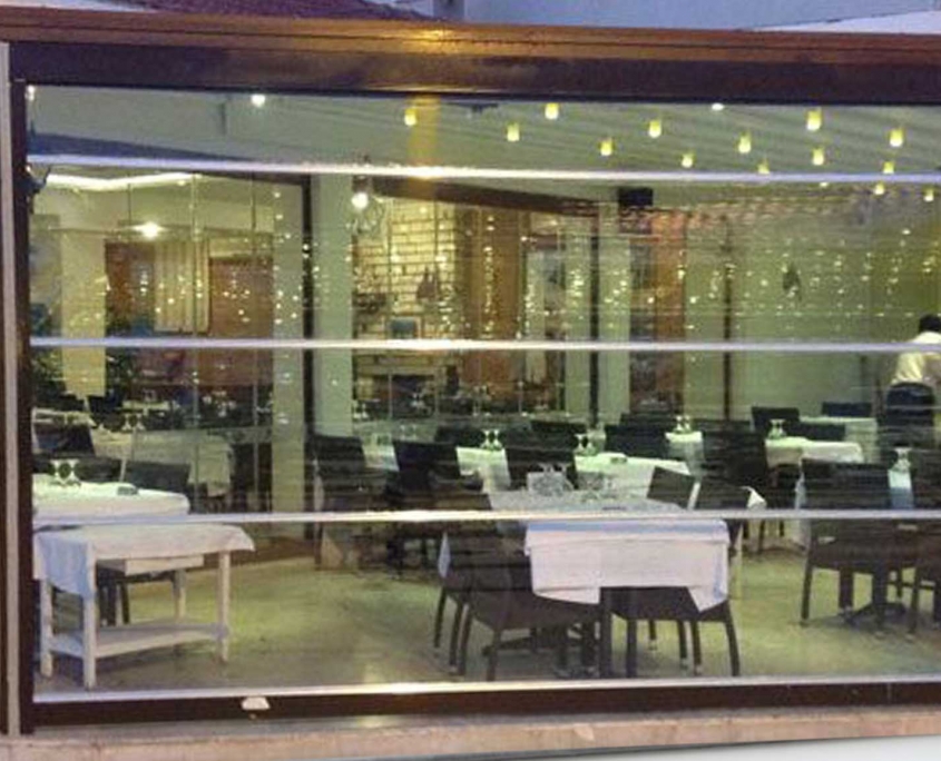 Alaçatı Tente Pergola, Şeffaf Stor