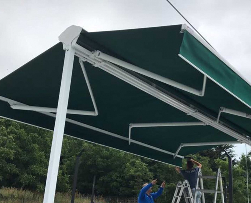 Alaçatı Tente Pergola, T-Modül Tente